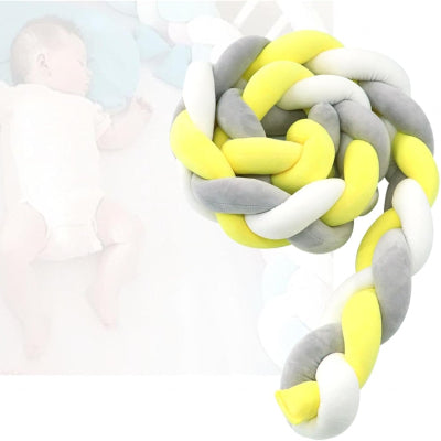 Tresse de Lit - WrapNest™ - Blanc Jaune Gris