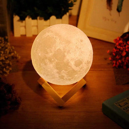Lampe Lune - MoonAura™ - Ambre