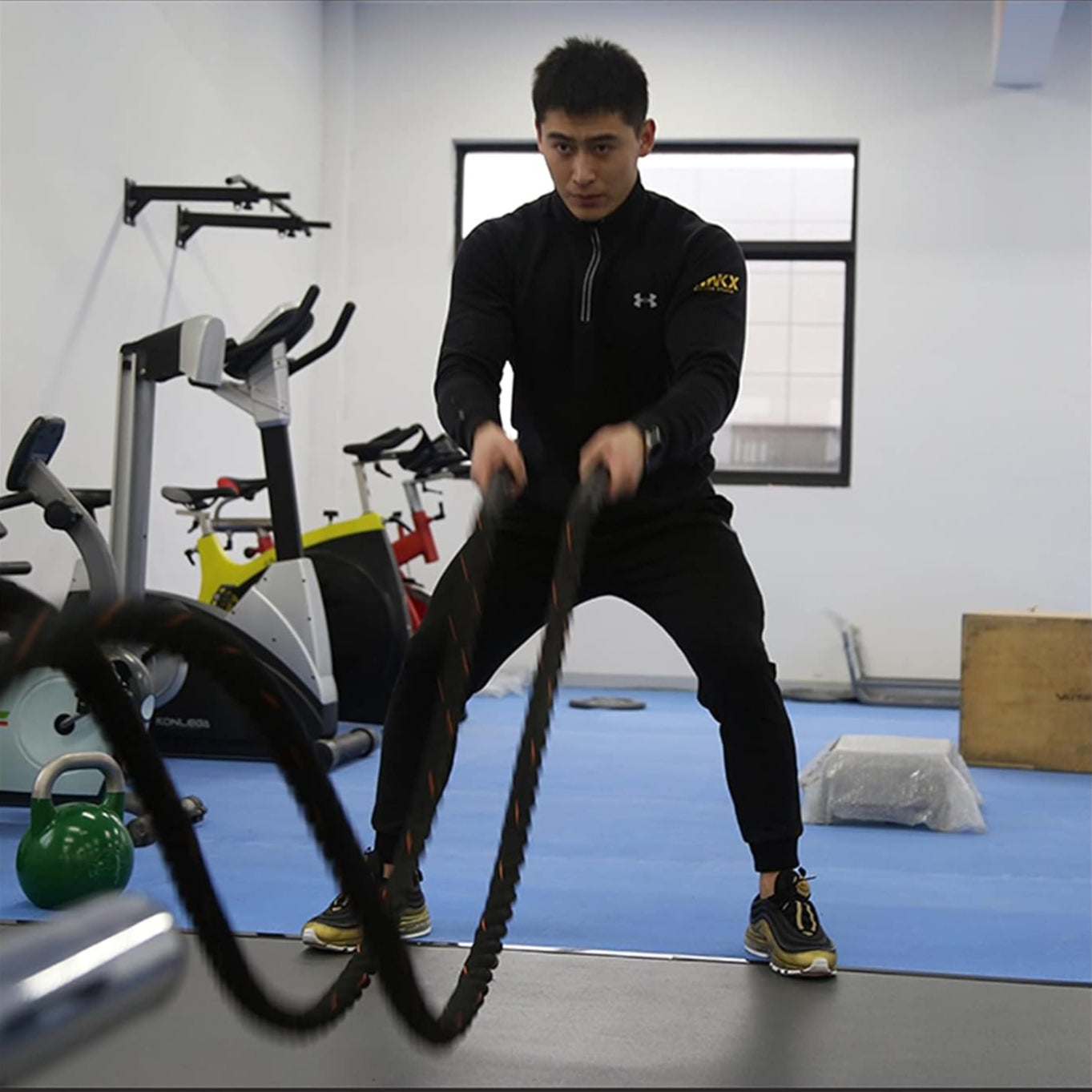 Corde Musculation - TitanSkip™ - Rouge
