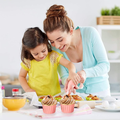 Caissette pour Muffins - CupcakeWrappers™ - Rose Dorée