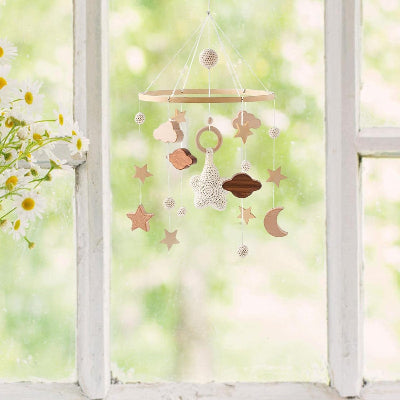 MOBILE LIT BEBE - RainbowDream™ - Etoile Blanche