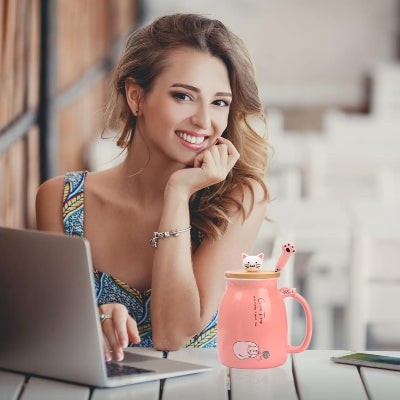 Tasse à Thé - PurrfectSip™ - Rose