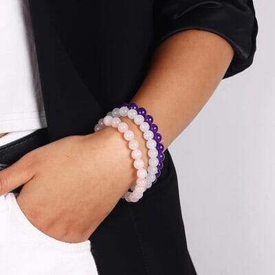 CrystalBracelets™ - Rose Violet