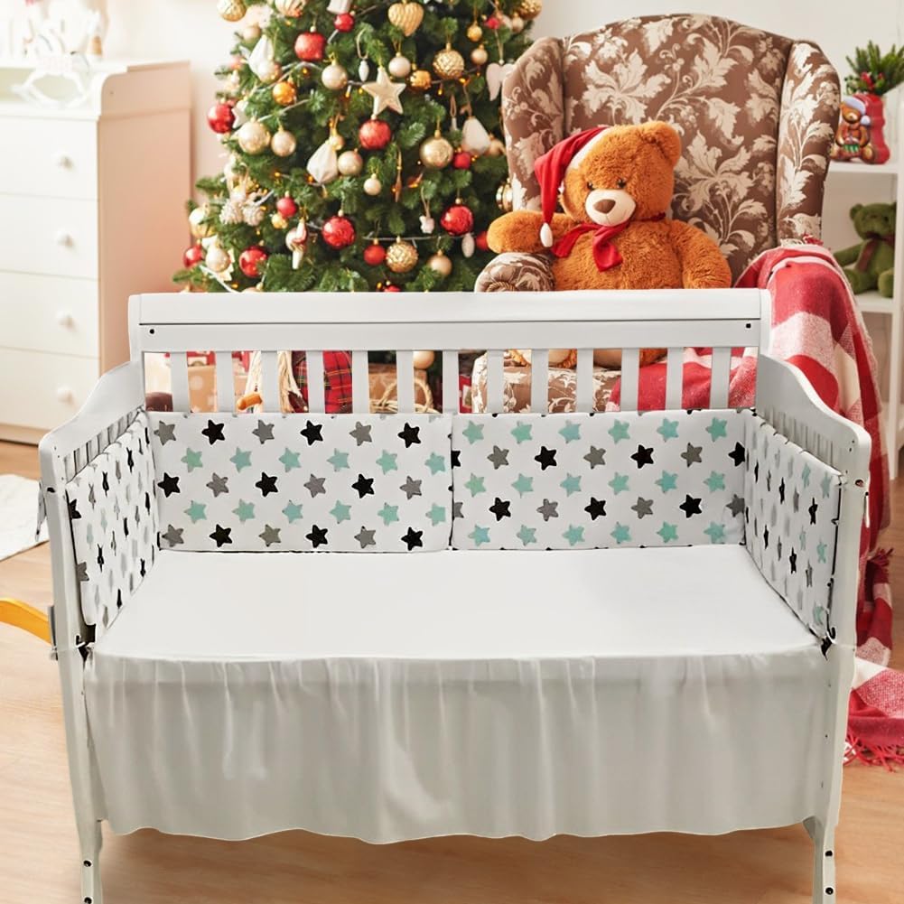 Tour de Lit - CotonBump™ - Bleu Gris