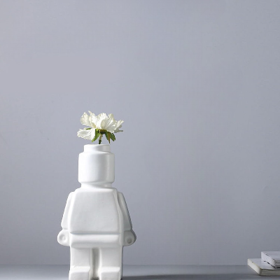 Vase - NordicBot™ - Blanc