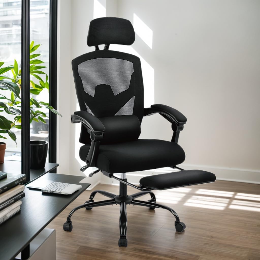 Chaise Ergonomique - ZenPosture™ - Noir