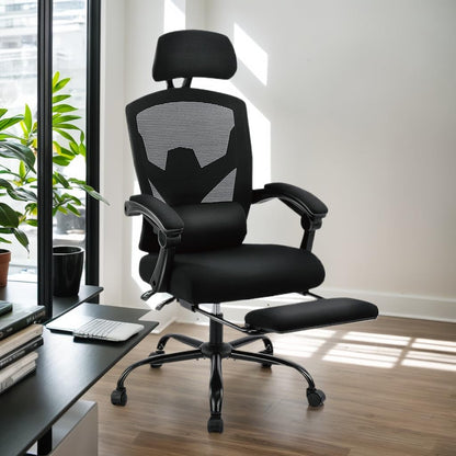 Chaise Ergonomique - ZenPosture™ - Noir