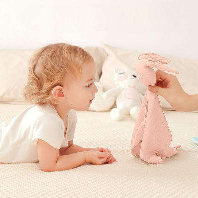 DOUDOU BEBE - BabyMousseline™ - Rose
