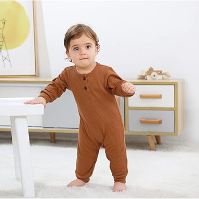 Barboteuse - UnisexRompers™ - Marron