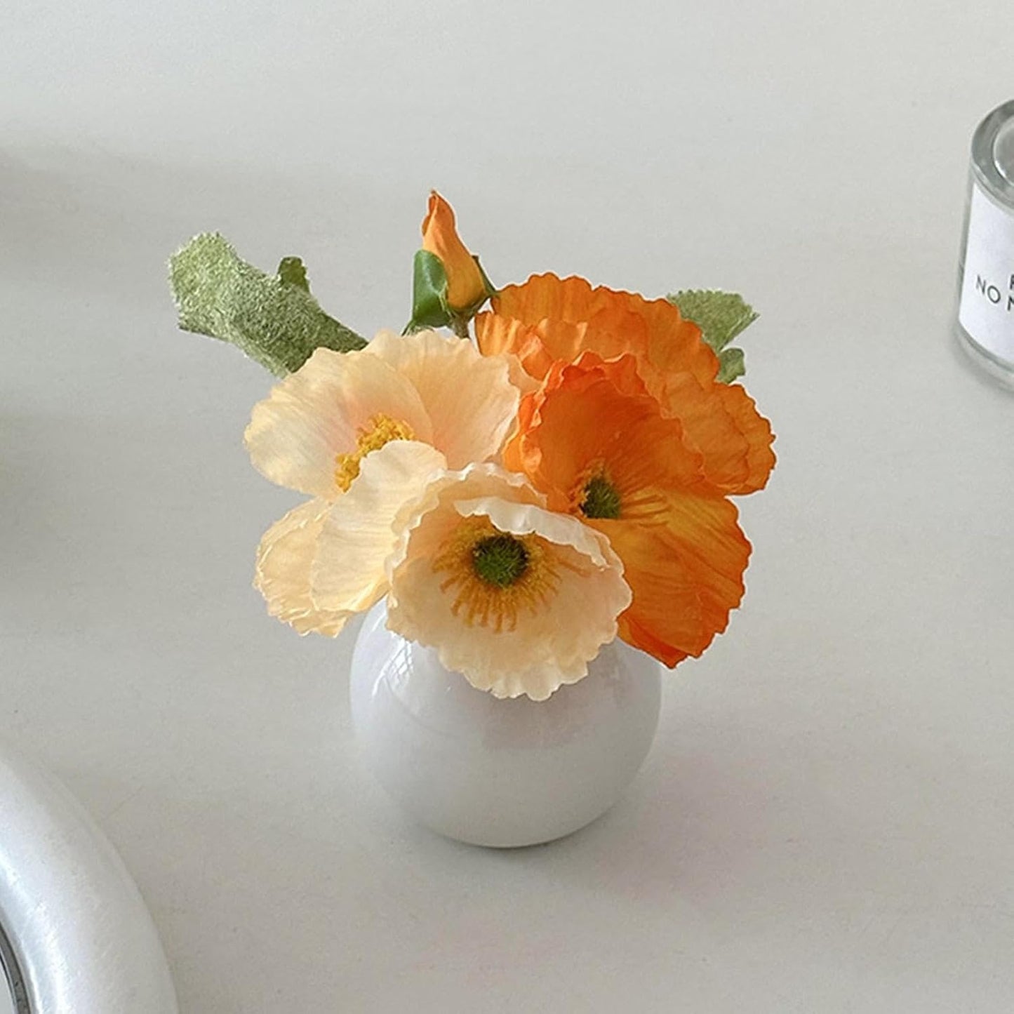 Vase en Céramique - ZenHydroVase™ - Blanc