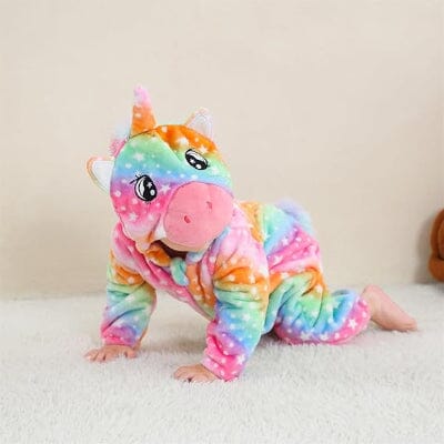 Pyjama Bebe - FluffyToddler™ - Licorne Arc-en-ciel