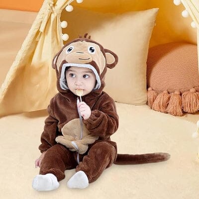 Pyjama Bebe - FluffyToddler™ - Singe