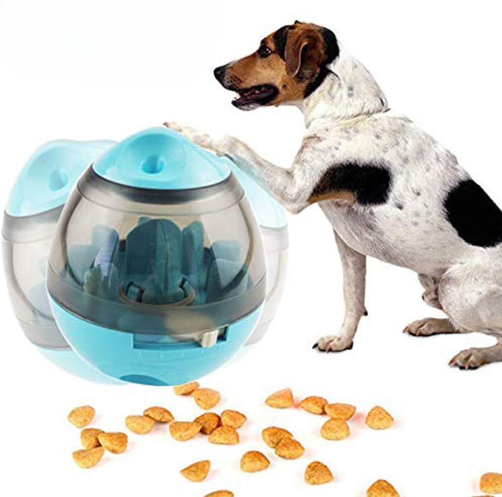 Distributeur de Croquettes pour Chien - FeedMaze™ - Bleu