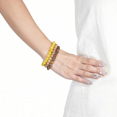 BRACELET PIERRE NATURELLE - CrystalMuse™ - Terrestre