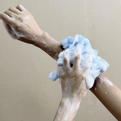 Gant de Toilette - ExfoLisse™ - Bleu
