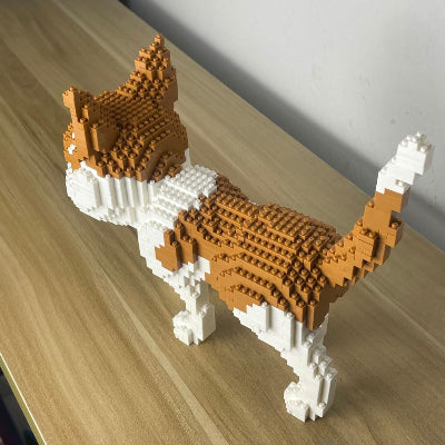 Bloc de Construction - BrickPets™ - Chat Orange