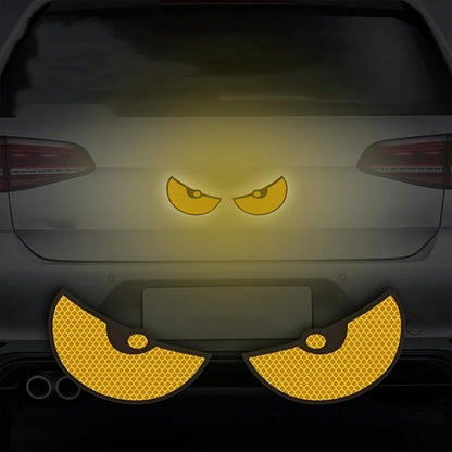 Sticker Voiture - EyeAlert™ - Jaune