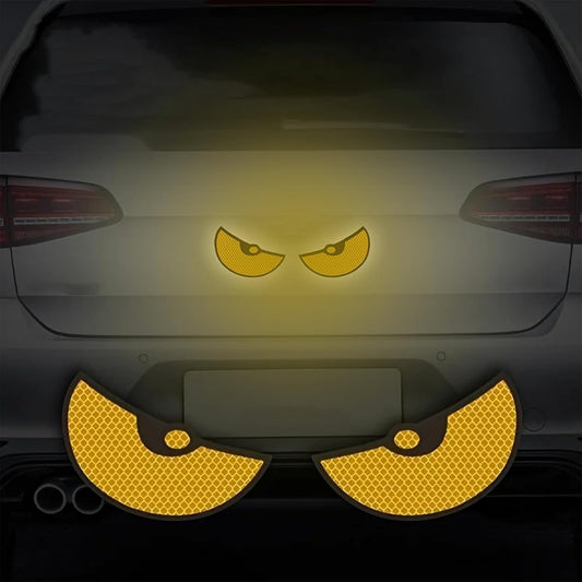 Sticker Voiture - EyeAlert™ - Jaune