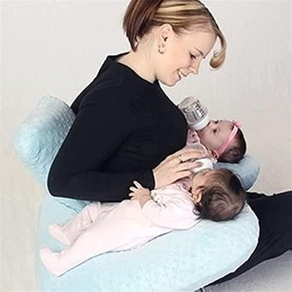 Coussin d'Allaitement - TwinCuddle™ - Bleu Ciel