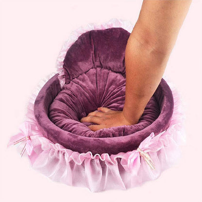 Lit Pour Chien - CuteLaceDogBed™ - Violet