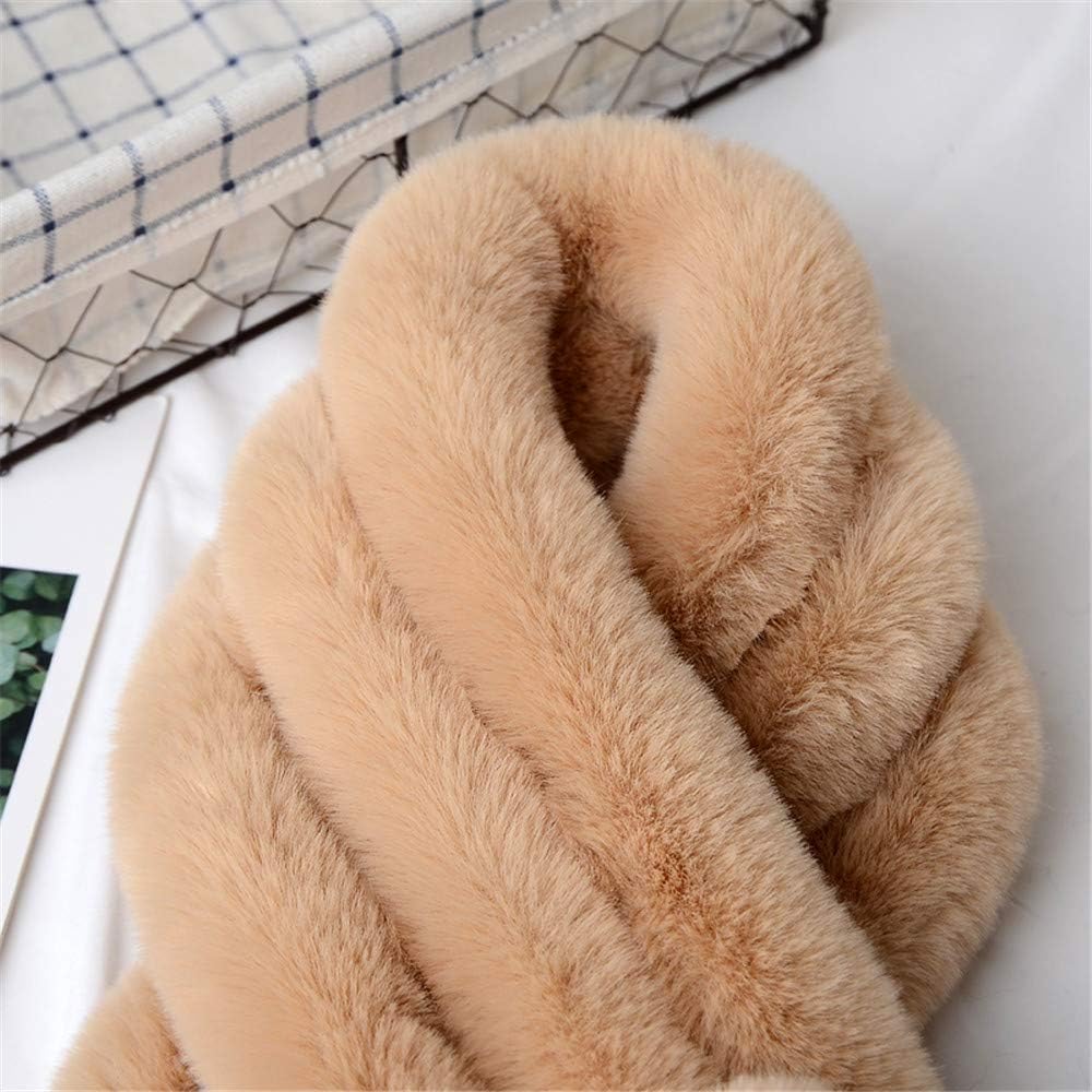 Écharpe Femme Hiver - CozyFurWrap™ - Marron
