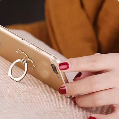 Support de téléphone - PhoneFingerRingHolder™ - Dorée