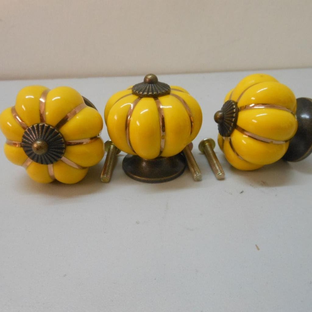 Poignée pour Placard - CeramicHandle™ - Jaune