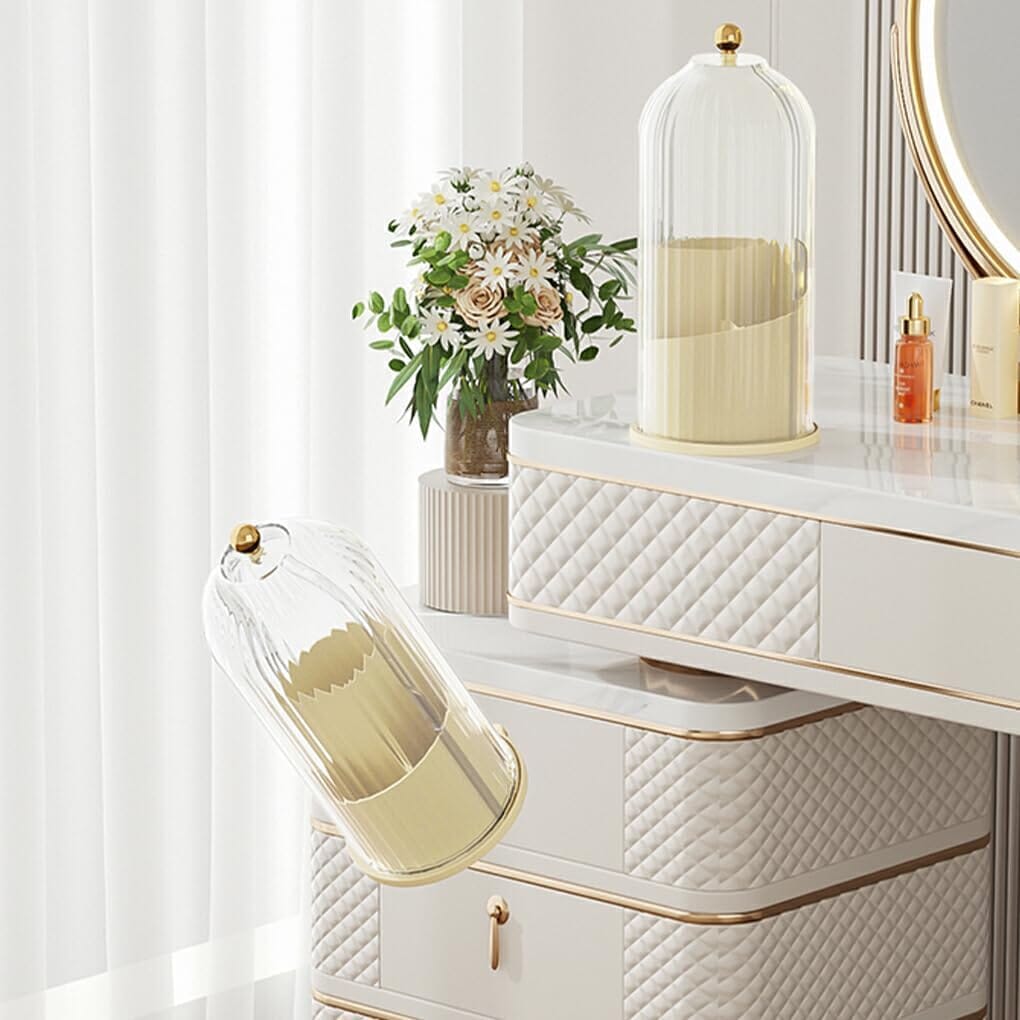 Organisateur Maquillage - MakeupBrushHolder™ - Beige Transparent