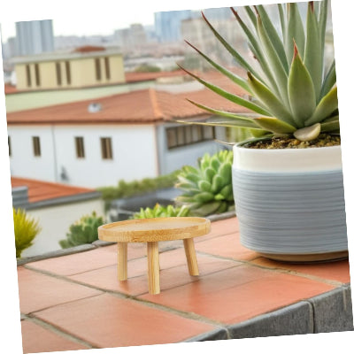 Support pour Pot de Fleur - VaseLift™ - Bois