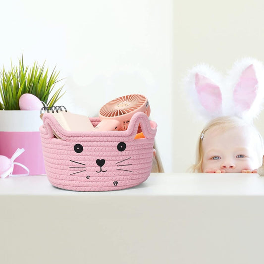Paniers de Rangement - CottonStorageBaskets™ - Rose