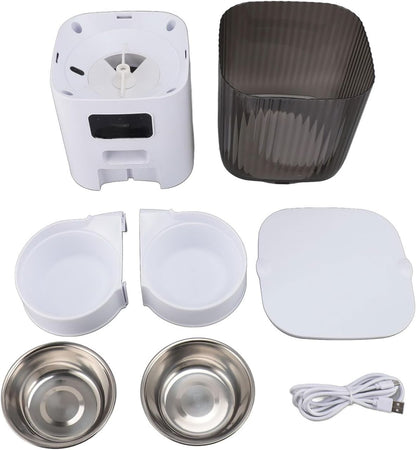 Distributeur de Croquettes pour Chat - CatFeederSmartBowls™ - Double Bol WIFI