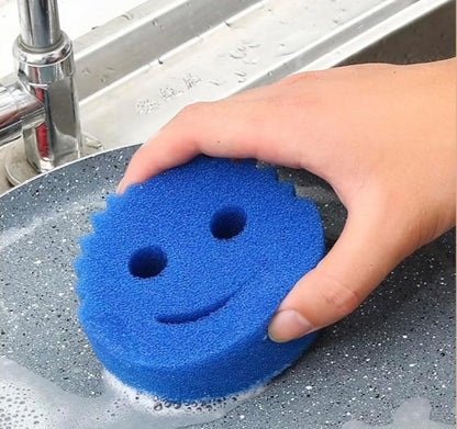 Eponge Smiley - SpongeJoy™ - Bleu