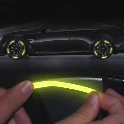 AUTOCOLLANT VOITURE - GlowWheel™ - Vert