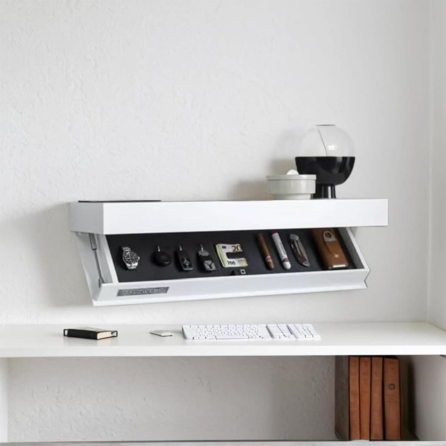 Étagère Murale - MagicShelf™ - Blanc Mat