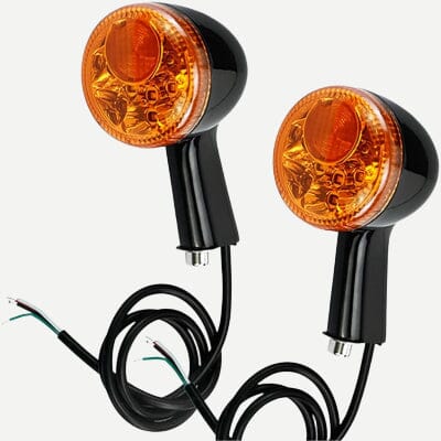 Clignotant Moto Led - RoadBlink™ - Noir Orange