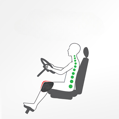 COUSSIN VOITURE - DriveCushion™ - Trait Bleu