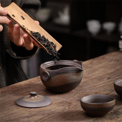 Théière Japonaise - RetroGlazeTeaSet™