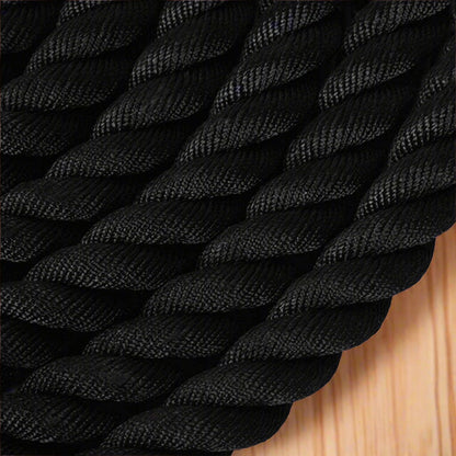 Corde Musculation - TitanSkip™ - Noir