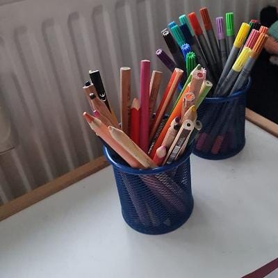 Pot Crayon - PencilHolder™- Bleu