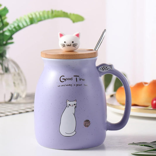 Tasse à Thé - PurrfectSip™ - Mauve