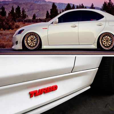 AUTOCOLLANT VOITURE - TurboStyle™ - Rouge