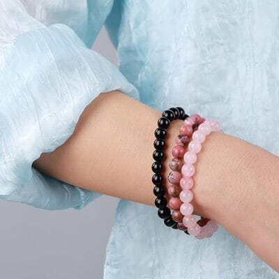 CrystalBracelets™ - Rose Noir