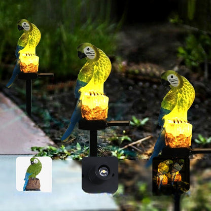 Lampe Solaire - LEDGardenStick™ - Perroquet Vert