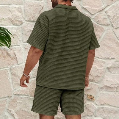 ENSEMBLE ETE HOMME - Moderno™ - Vert Militaire