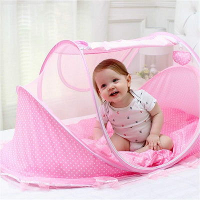 Moustiquaire - MosquiBaby™ - Pois Rose