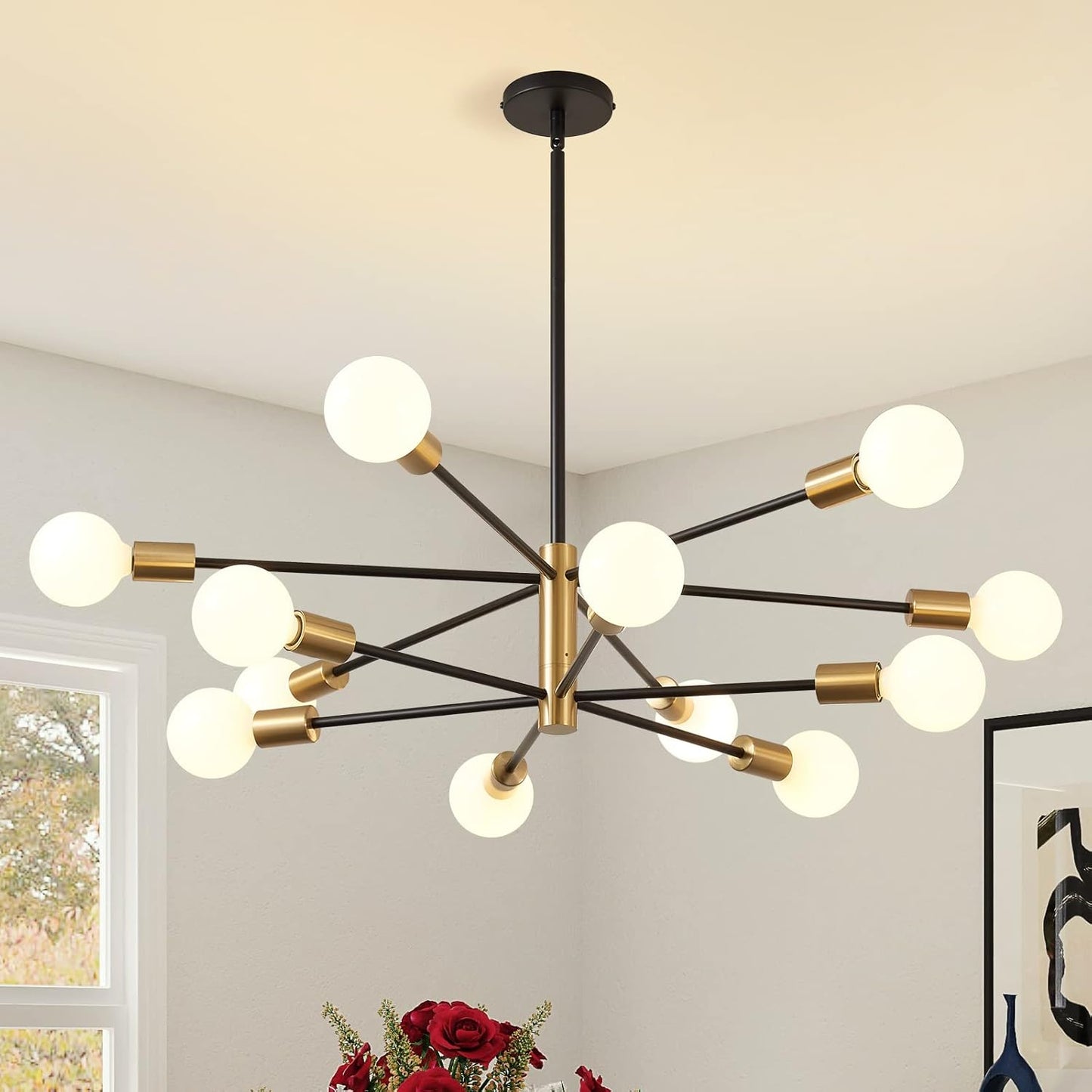 Lustre - NovaDesign™ - Noir & Doré