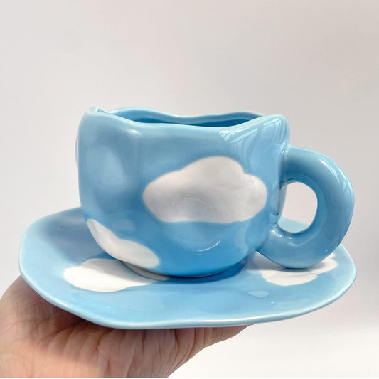 Tasse à Café - CozyBloomCup™ - Nuages