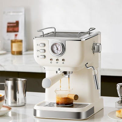 Machine à Café - BaristaElite™ - Blanc