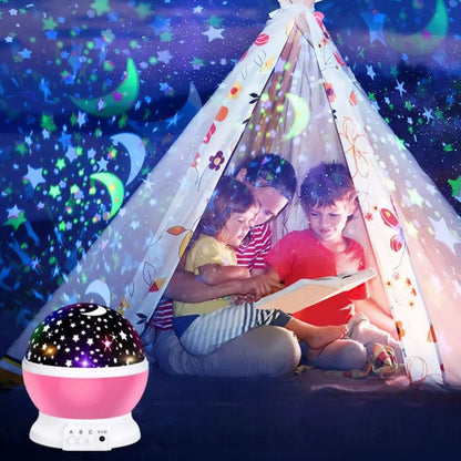 Veilleuse Bébé - StarlightSpinner™ - Rose