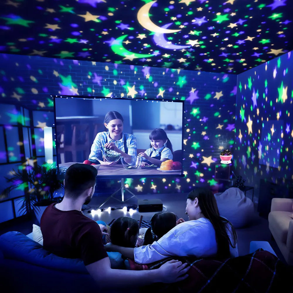 Veilleuse Bébé - StarlightSpinner™ - Rose